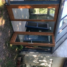 Dubbele Buitendeur In Meranti